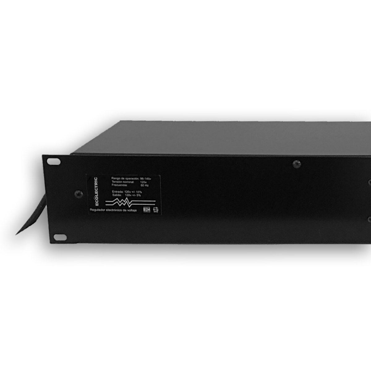 Regulador Electrónico de Voltaje para Aparatos Electrónicos 4KVA-16C-RACK (Display Digital)