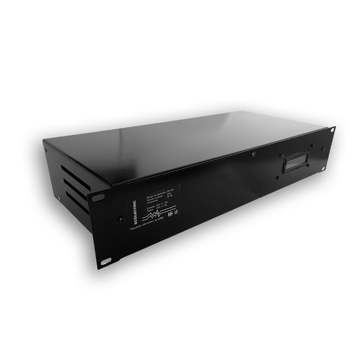 Regulador Electrónico de Voltaje para Aparatos Electrónicos 4KVA-16C-RACK (Display Digital)